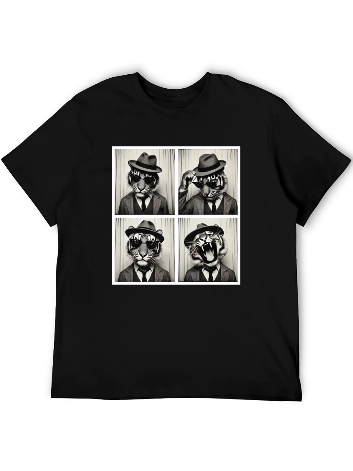 Tiger Fedora Photo Booth T-Shirt