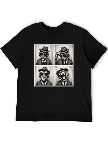 Tiger Fedora Photo Booth T-Shirt
