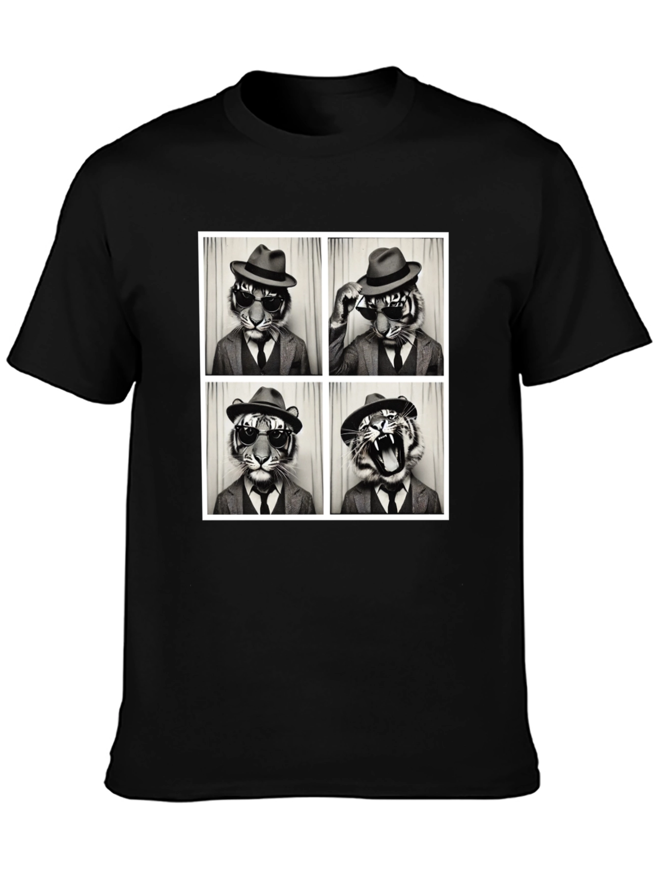 Tiger Fedora Photo Booth T-Shirt