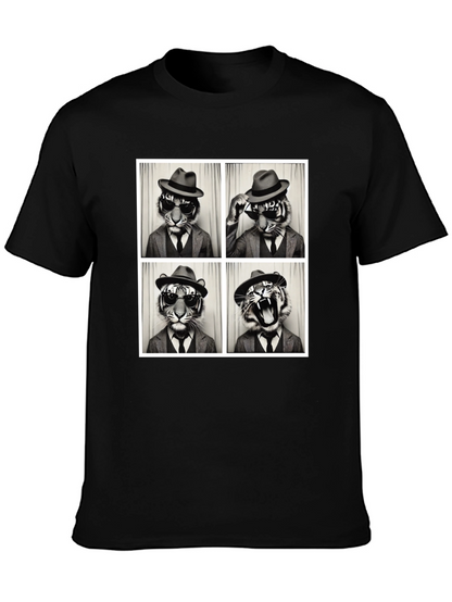 Tiger Fedora Photo Booth T-Shirt