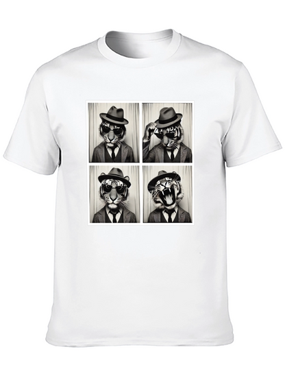 Tiger Fedora Photo Booth T-Shirt