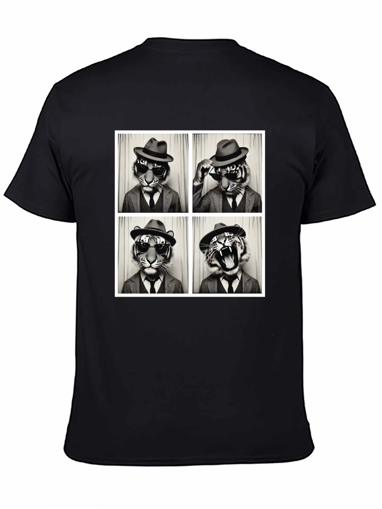 Tiger Fedora Photo Booth T-Shirt