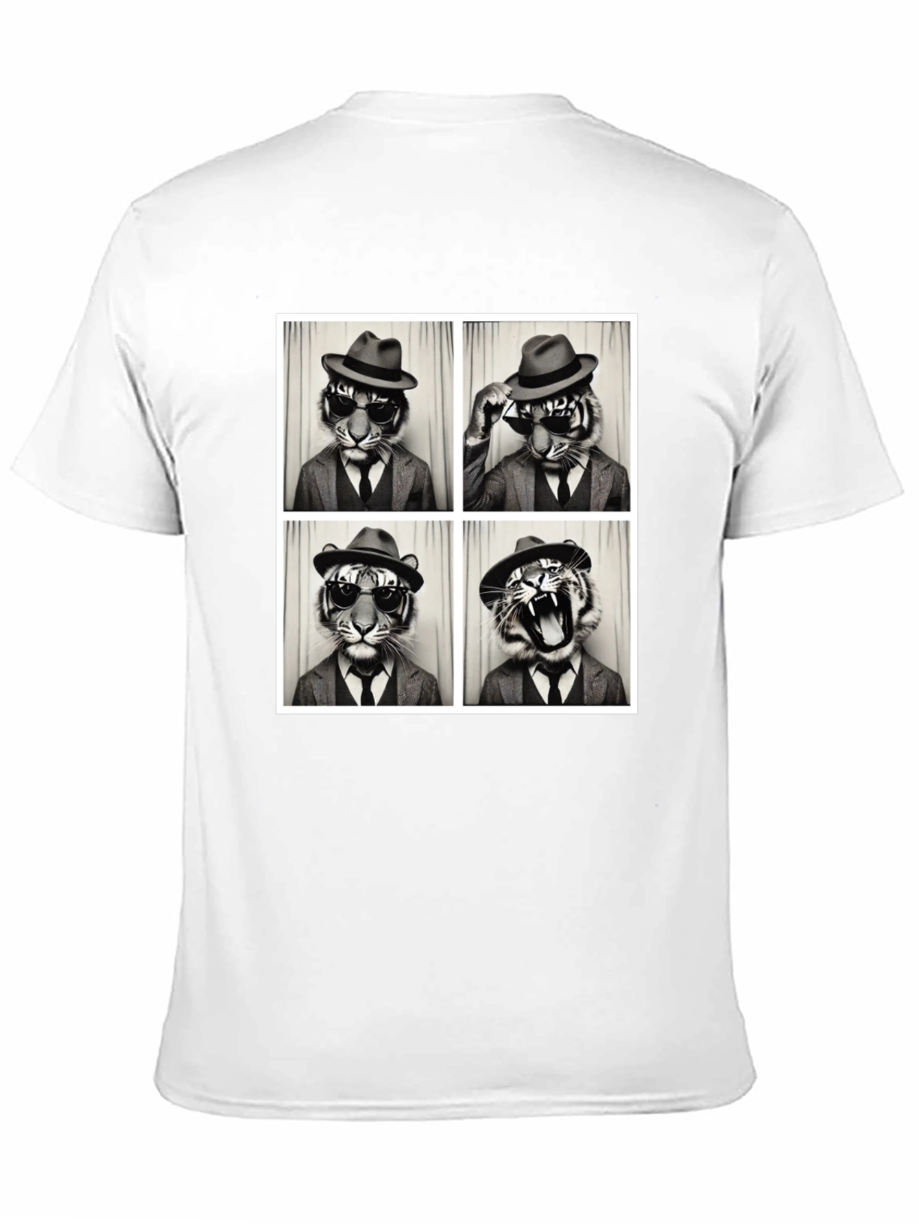 Tiger Fedora Photo Booth T-Shirt