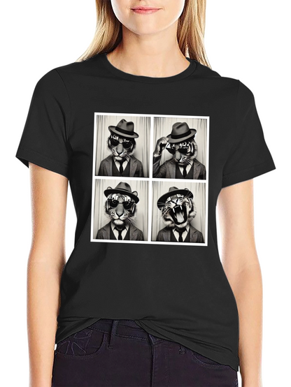 Tiger Fedora Photo Booth T-Shirt