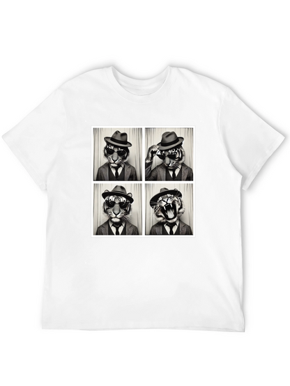 Tiger Fedora Photo Booth T-Shirt