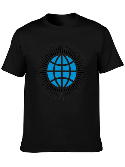 Globe Graphic T-Shirt - Modern Black Tee