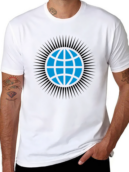 Globe Graphic T-Shirt - Modern Black Tee