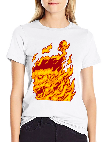 Fiery Graphic Tee - Burning Man Design