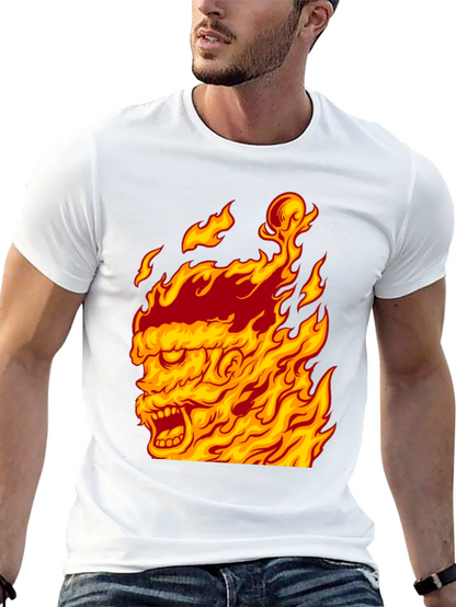 Fiery Graphic Tee - Burning Man Design