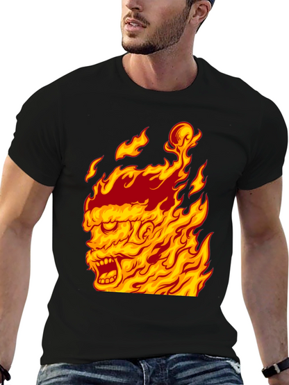 Fiery Graphic Tee - Burning Man Design