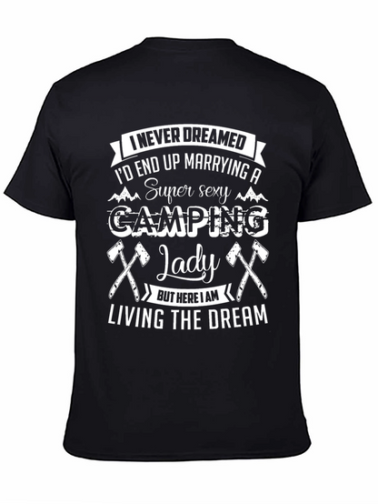 Camping Lady T-Shirt - Super Sexy Wife Gift