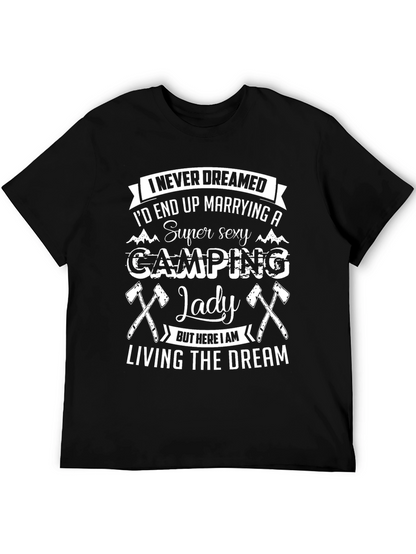 Camping Lady T-Shirt - Super Sexy Wife Gift