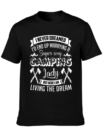 Camping Lady T-Shirt - Super Sexy Wife Gift