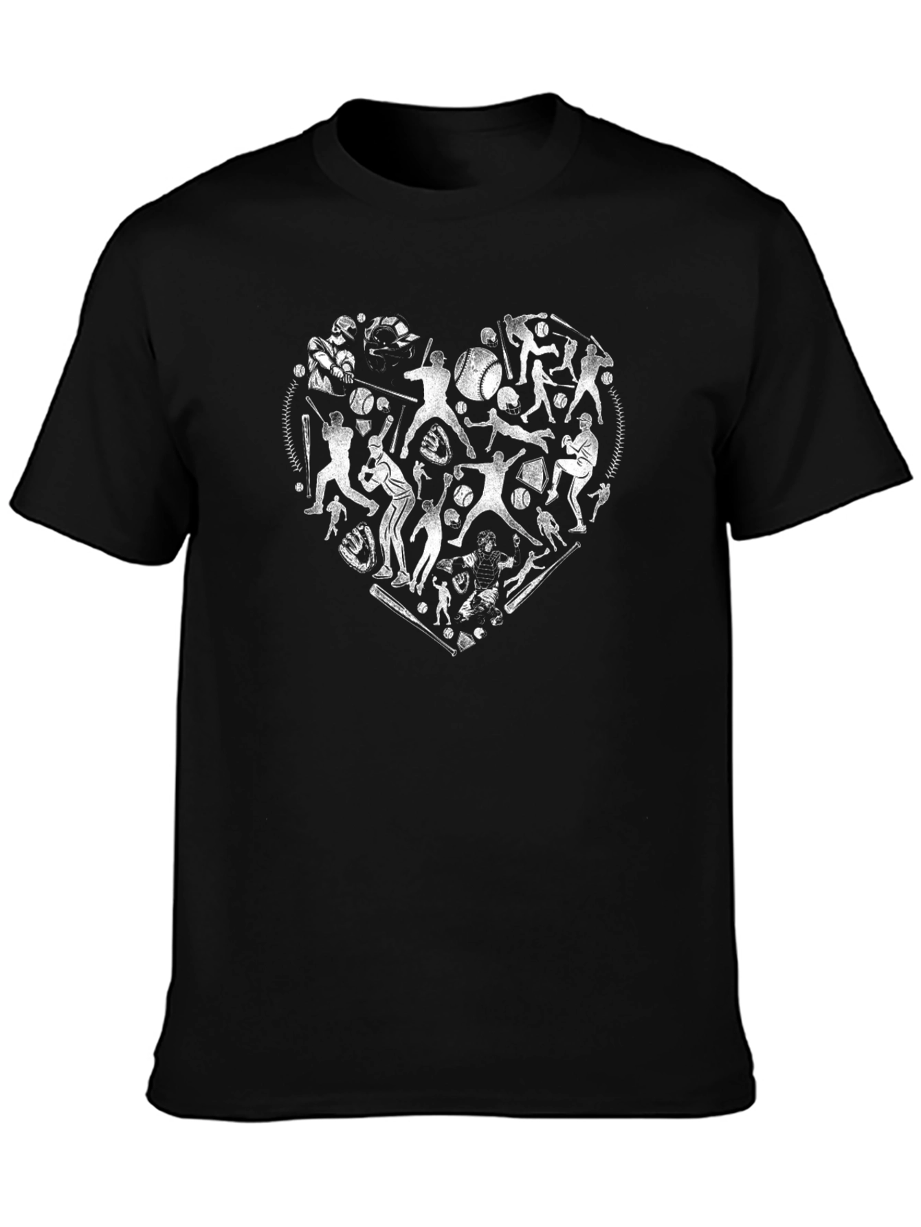 Baseball Heart Graphic Tee
