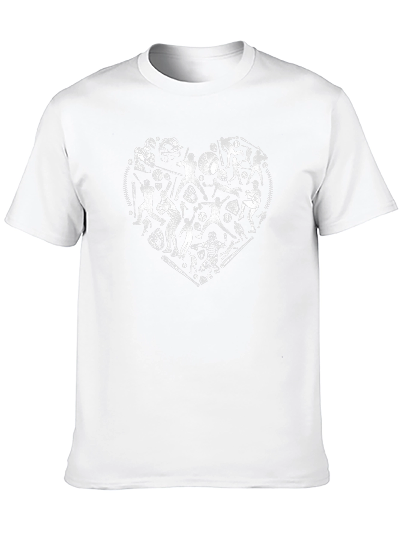 Baseball Heart Graphic Tee