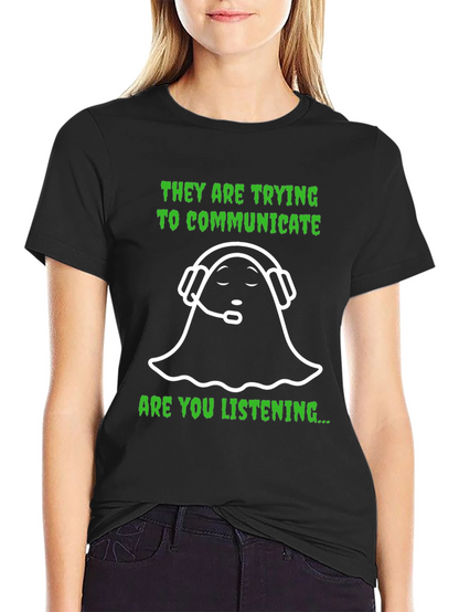 Ghost Communicating T-Shirt