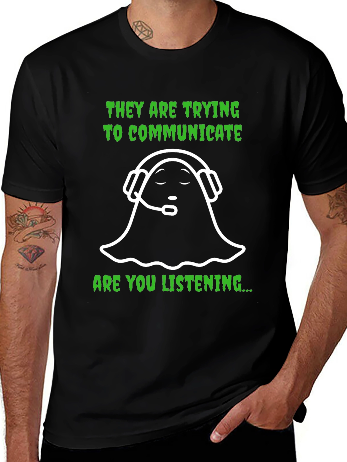 Ghost Communicating T-Shirt