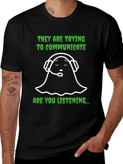 Ghost Communicating T-Shirt