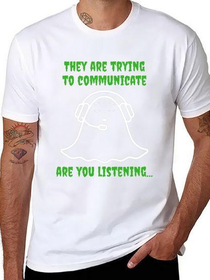 Ghost Communicating T-Shirt