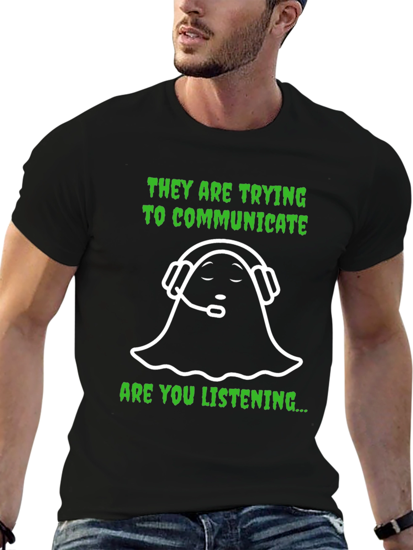 Ghost Communicating T-Shirt