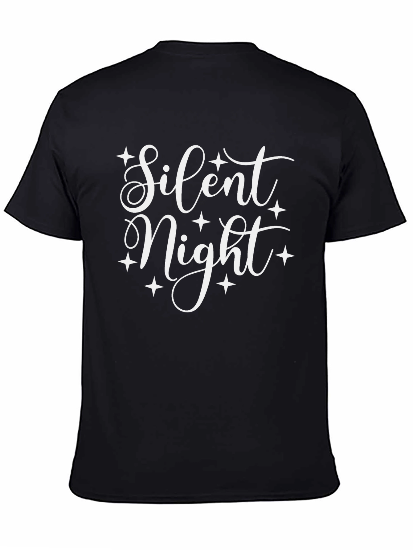 Silent Night Graphic Tee - Holiday Shirt