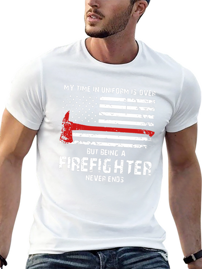 Firefighter Never Ends Graphic Tee