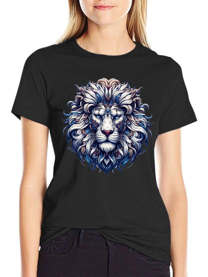 Lion Graphic Print Tee - Stylish Mens T-Shirt