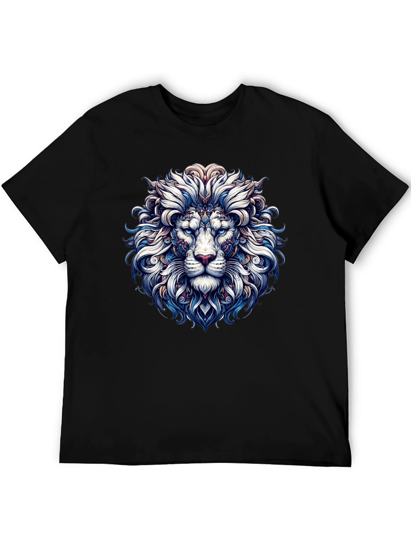 Lion Graphic Print Tee - Stylish Mens T-Shirt