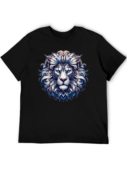 Lion Graphic Print Tee - Stylish Mens T-Shirt