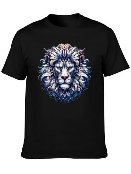 Lion Graphic Print Tee - Stylish Mens T-Shirt