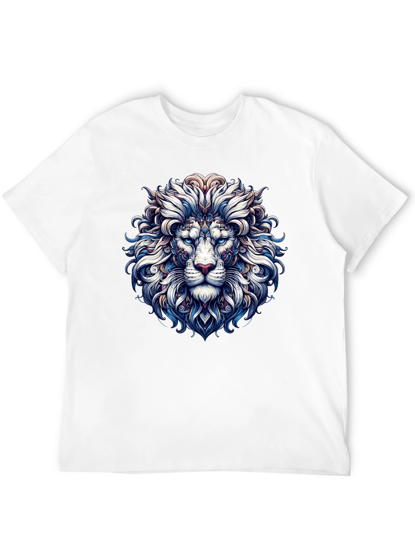 Lion Graphic Print Tee - Stylish Mens T-Shirt