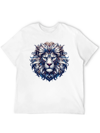 Lion Graphic Print Tee - Stylish Mens T-Shirt