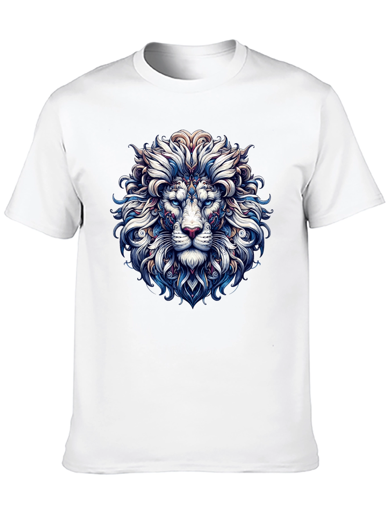 Lion Graphic Print Tee - Stylish Mens T-Shirt