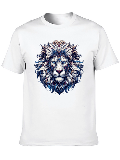 Lion Graphic Print Tee - Stylish Mens T-Shirt