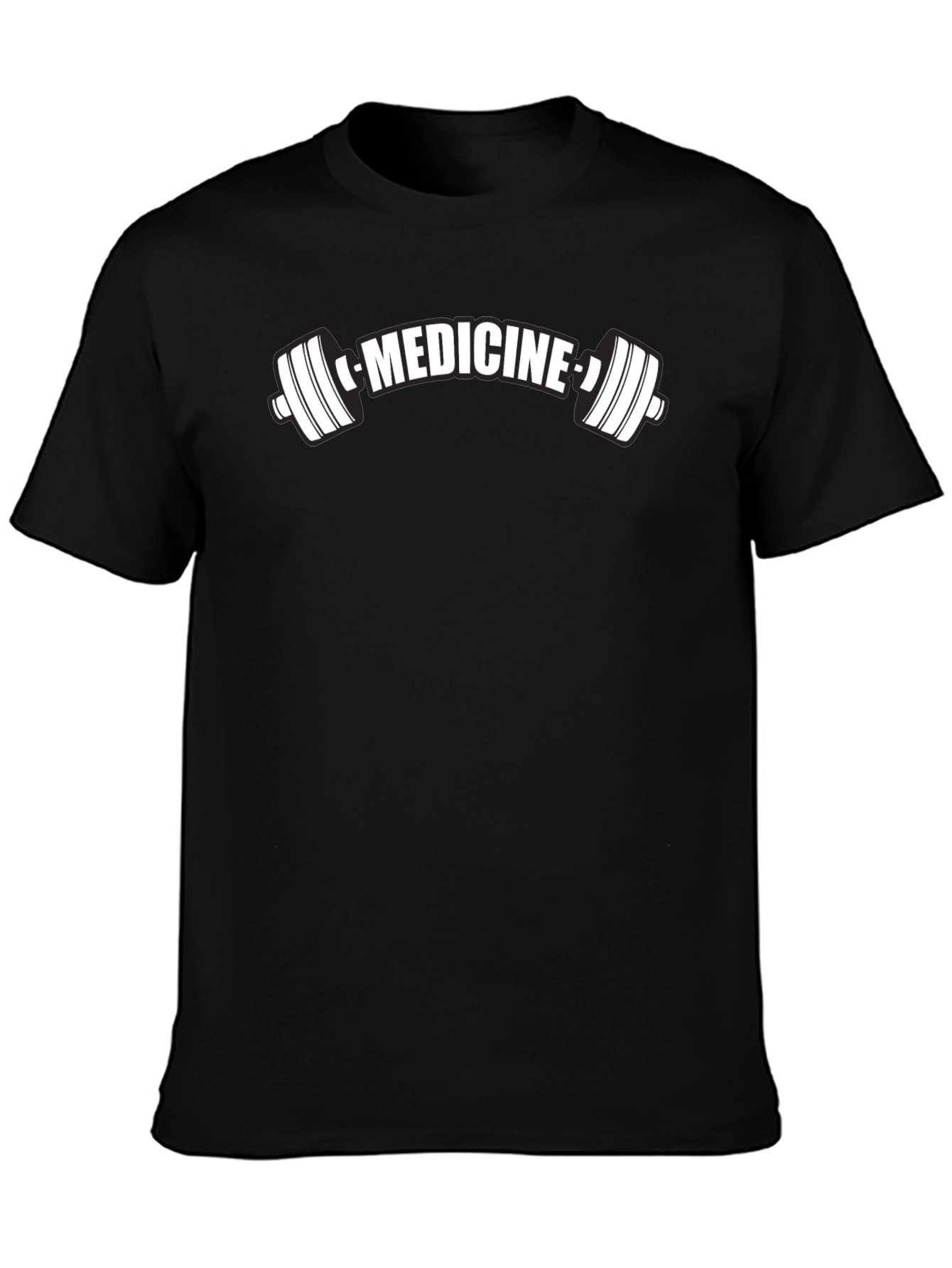 Medicine Barbell T-Shirt - Fitness & Health