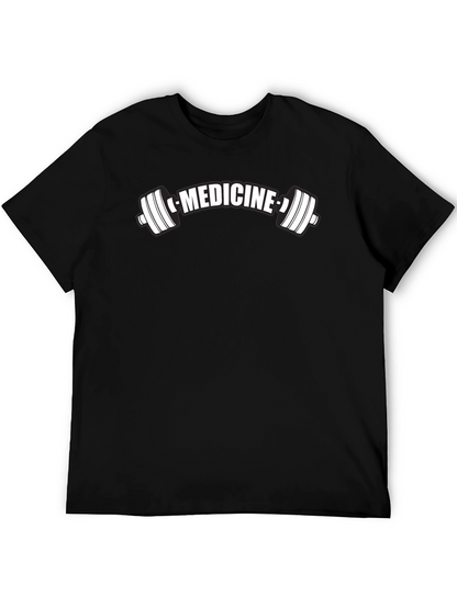 Medicine Barbell T-Shirt - Fitness & Health