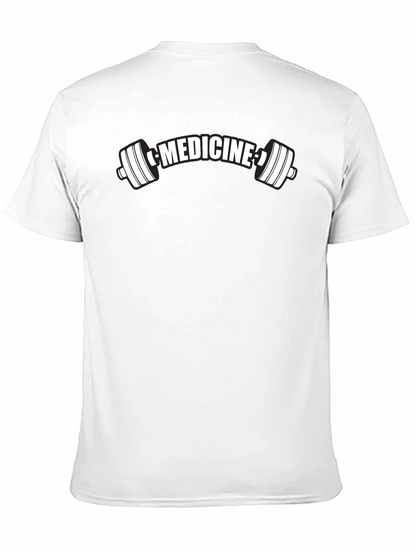Medicine Barbell T-Shirt - Fitness & Health