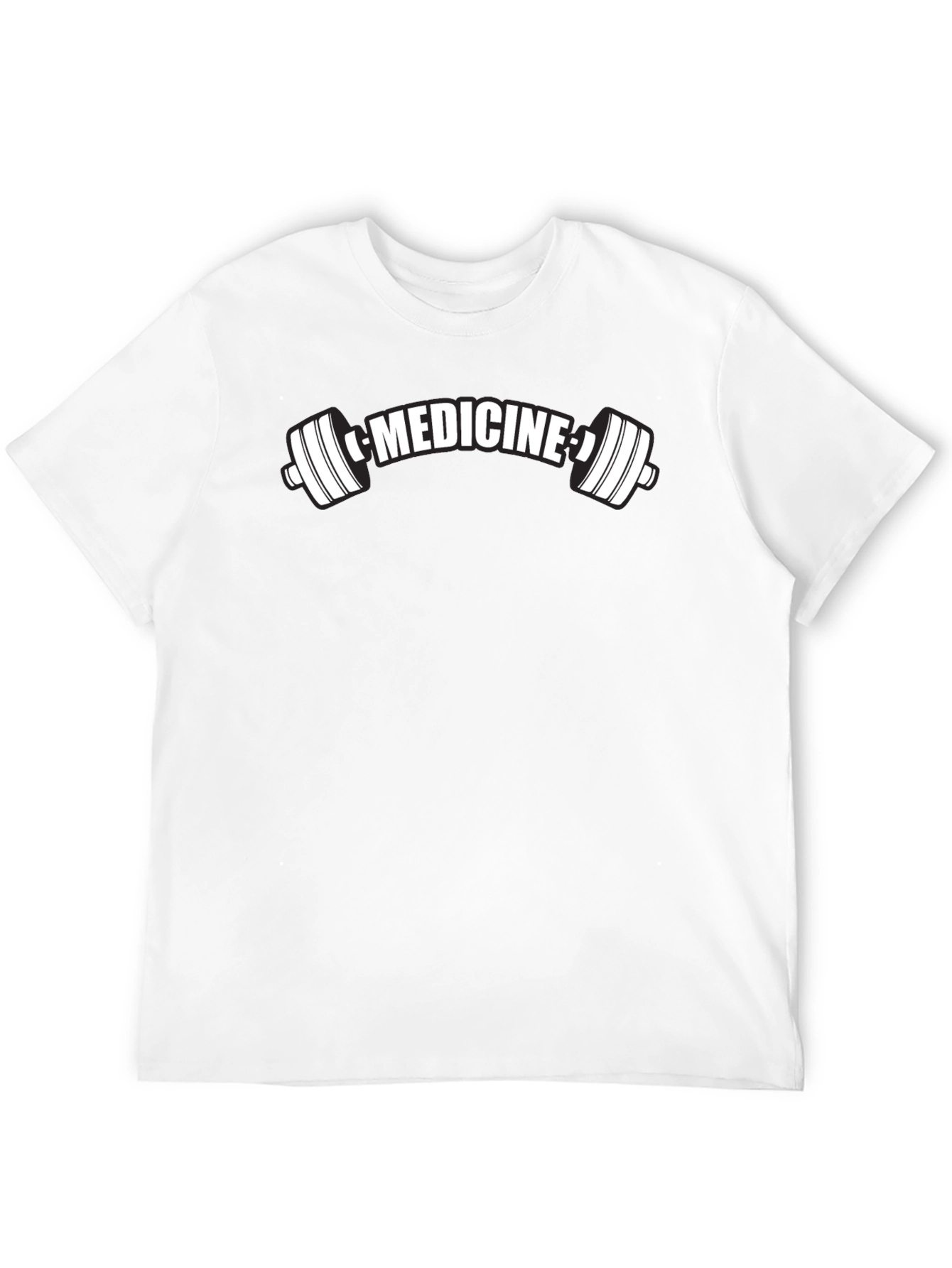 Medicine Barbell T-Shirt - Fitness & Health