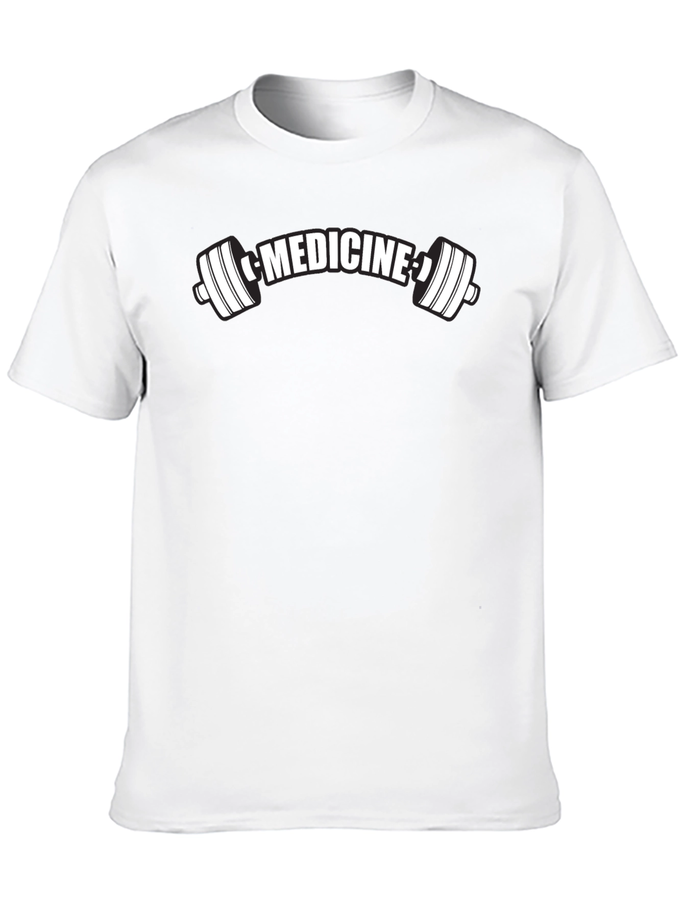 Medicine Barbell T-Shirt - Fitness & Health