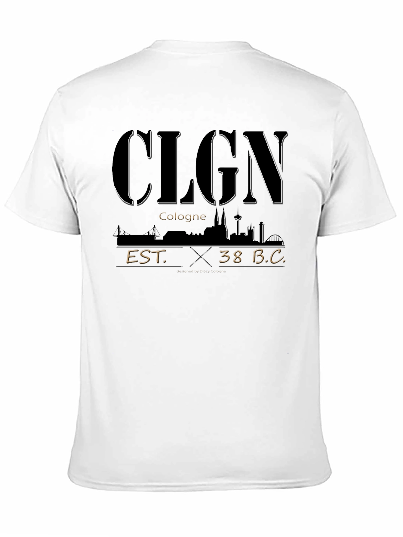 Cologne Skyline T-Shirt - Est. 38 B.C.
