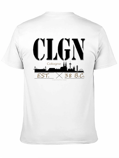 Cologne Skyline T-Shirt - Est. 38 B.C.