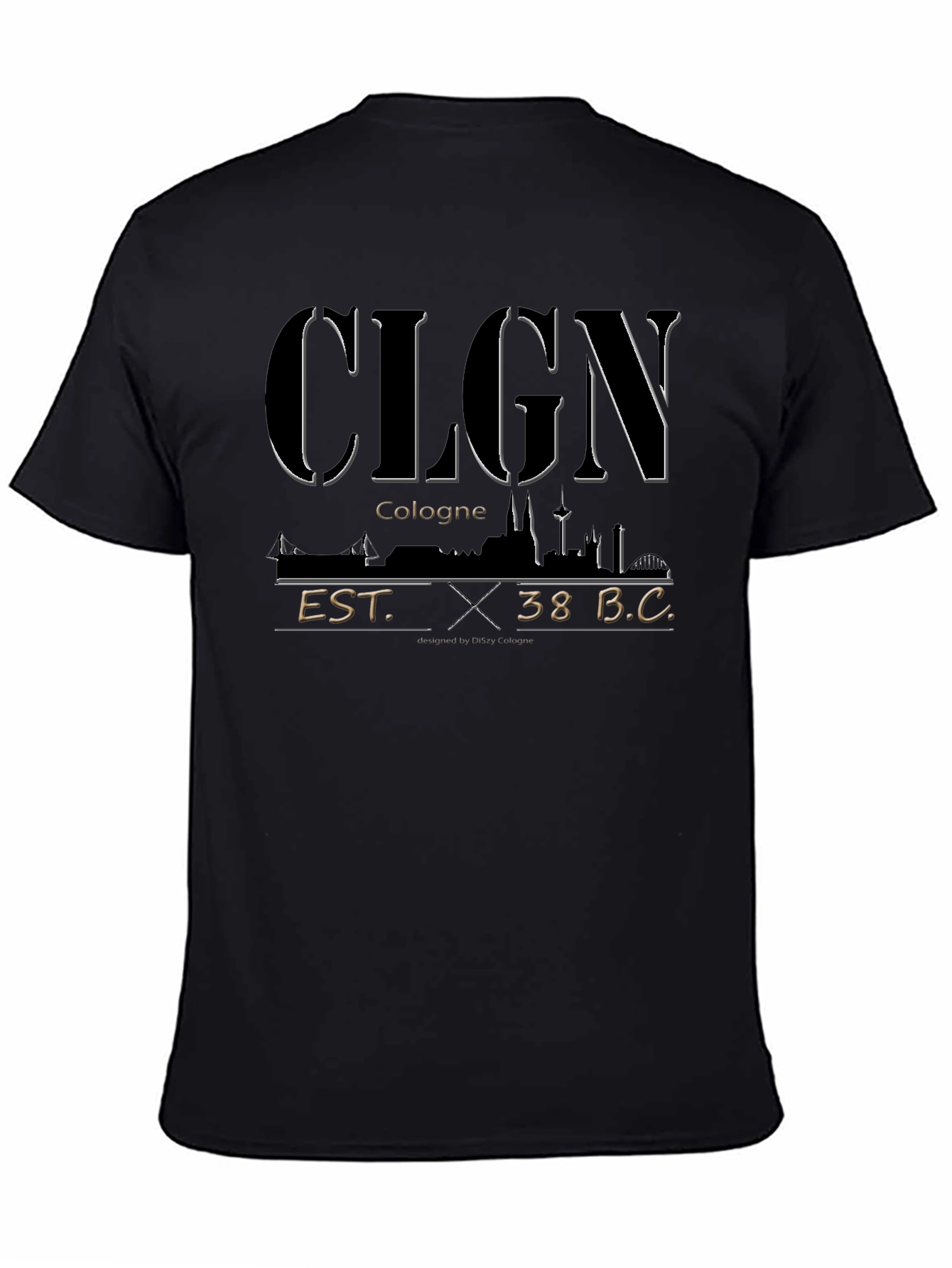 Cologne Skyline T-Shirt - Est. 38 B.C.
