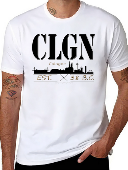 Cologne Skyline T-Shirt - Est. 38 B.C.