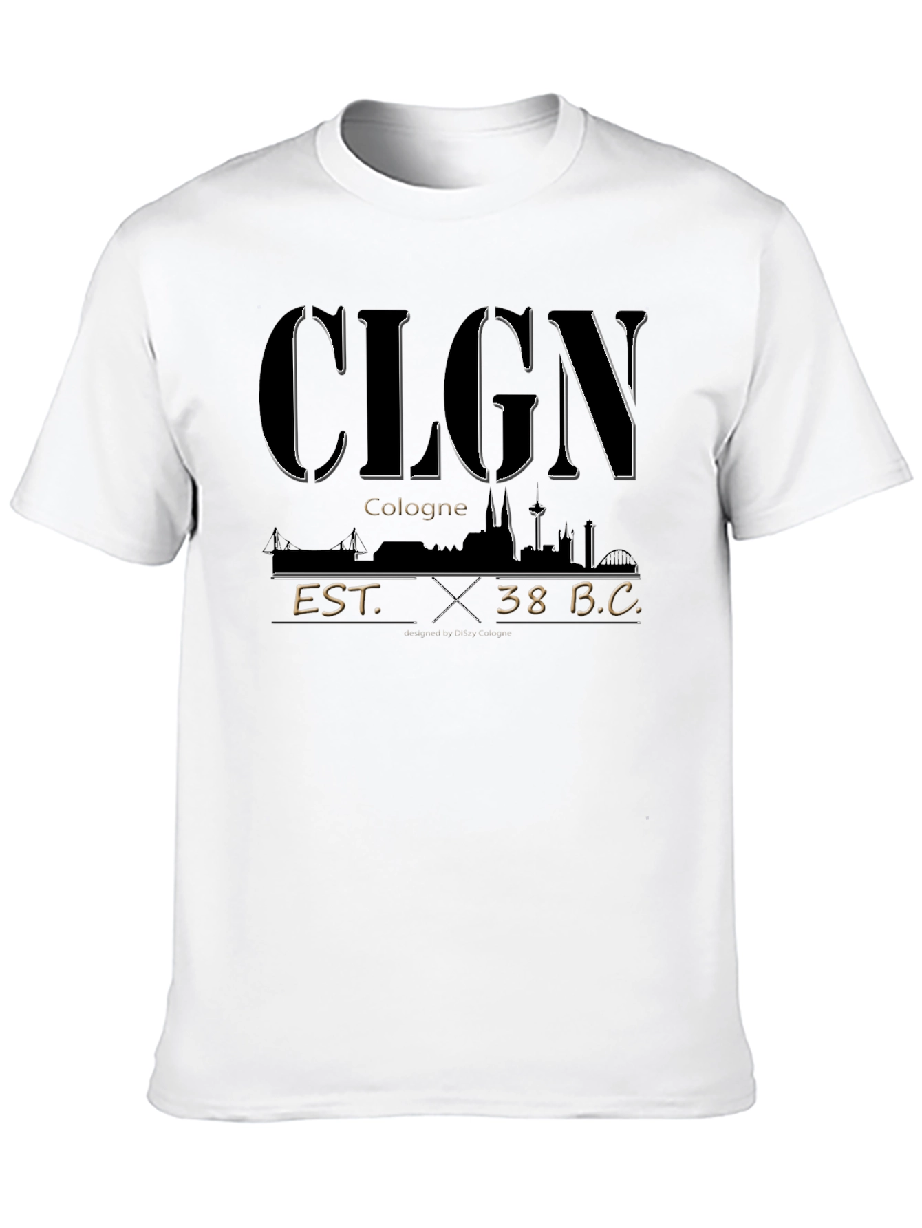 Cologne Skyline T-Shirt - Est. 38 B.C.