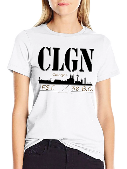 Cologne Skyline T-Shirt - Est. 38 B.C.