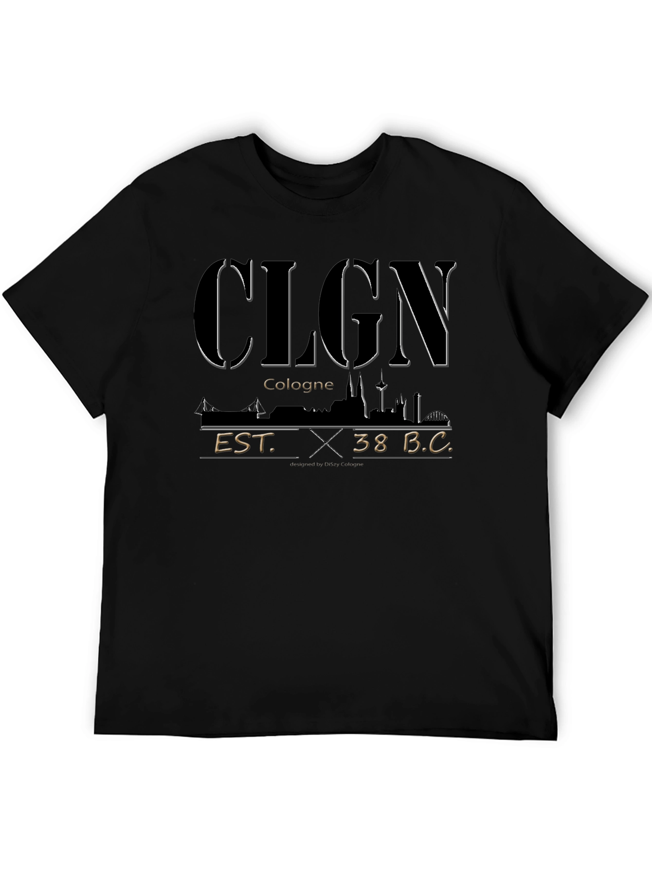 Cologne Skyline T-Shirt - Est. 38 B.C.