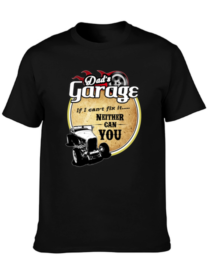 Dads Garage T-Shirt - Funny Car Lover Tee