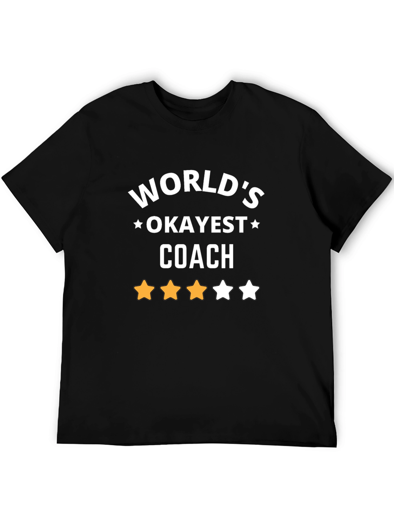 Worlds Okayest Coach T-Shirt - Novelty Gift