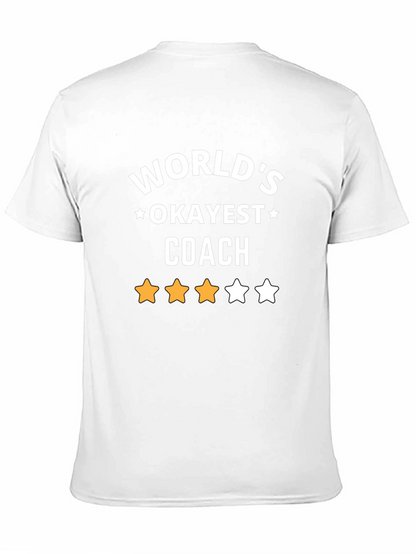 Worlds Okayest Coach T-Shirt - Novelty Gift