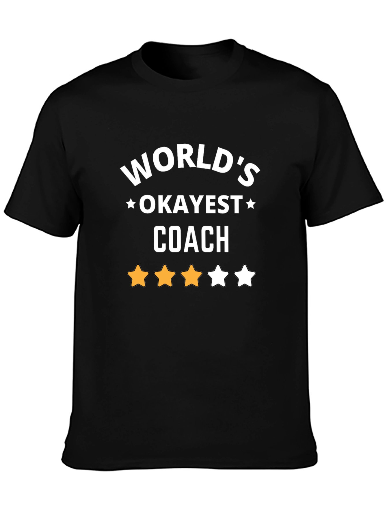 Worlds Okayest Coach T-Shirt - Novelty Gift